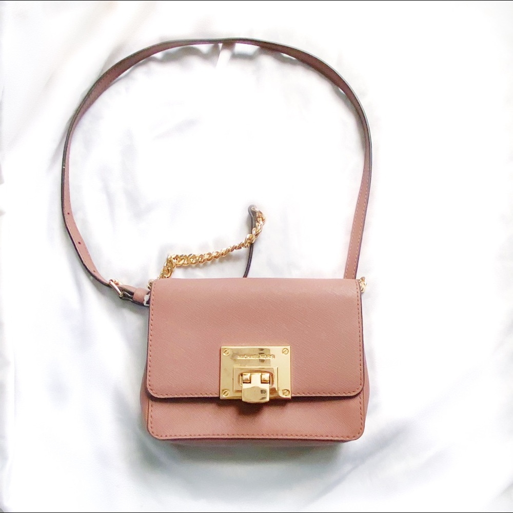 Michael Kors Blush Mini Bag w/ Rose Gold Hardware